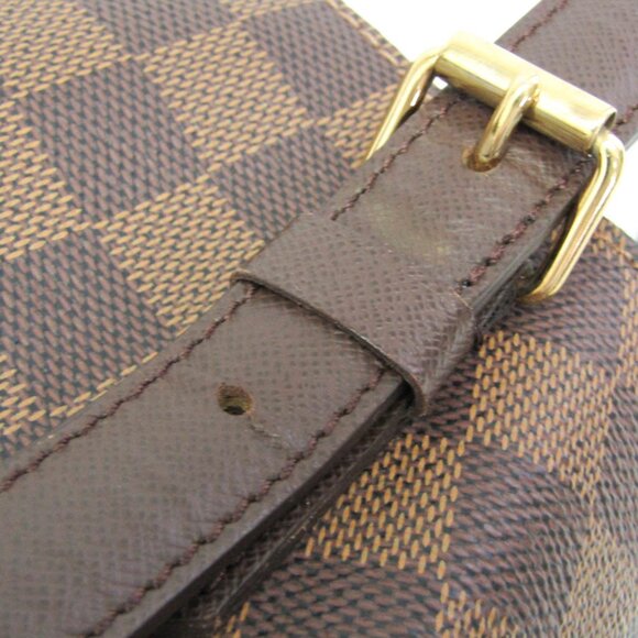 LOUIS VUITTON Authentic Brown Damier Shoulder Bag - Picture 6 of 13